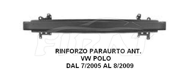 RINFORZO PARAURTO VW POLO 05 - 09 ANT.